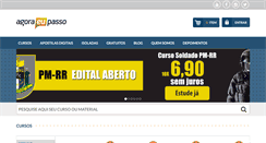 Desktop Screenshot of cursoagoraeupasso.com.br